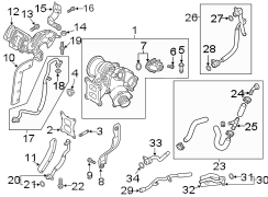 Turbocharger Mounting Bolt