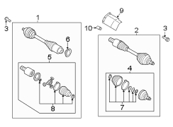 CV Axle Assembly