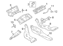 Instrument Panel Air Duct (Front)