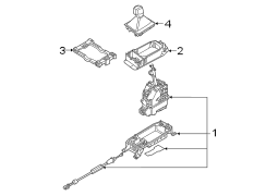 Automatic Transmission Shift Lever Bracket. Automatic Transmission Shift Lever Insulator. Damper...