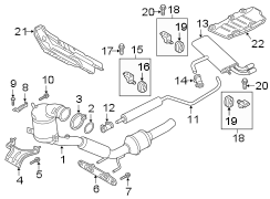 Exhaust system. Exhaust components. (1/1)