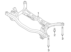 Rear suspension. Suspension mounting. (1/1)
