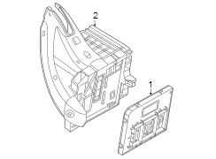 Bracket. Module. Control. Fuse and Relay Center. Headlight. Mount. Vehicle Power. A bracket for a.