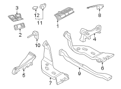 Windshield Defroster Nozzle (Upper)