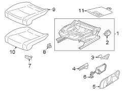 Pad. Foam for seat cushion.