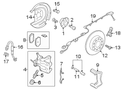 Wheel Bearing and Hub Assembly (Rear)