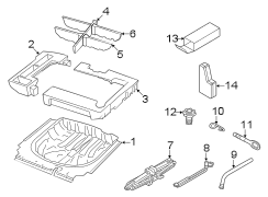 Spare Tire Compartment (Rear, Lower)