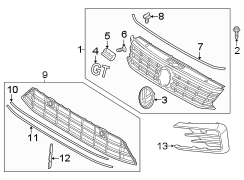 Grille (Upper, Lower)