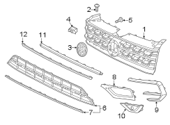 Grille (Upper, Lower)