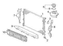 Radiator Support Baffle (Front)