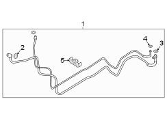 A/C Refrigerant Line Hold Down (Rear)