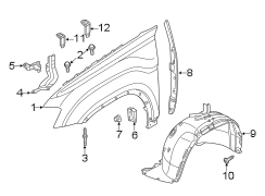 Fender Splash Shield (Front, Rear, Lower)