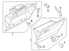 Glove Box Door Bumper