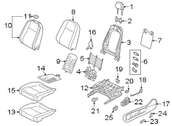 Seat Back Cushion Cover (Lower)