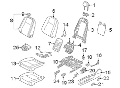 Seat Back Cushion Cover (Lower)