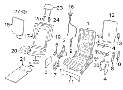 Seat Back Cushion Cover