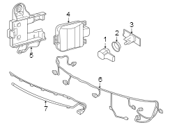 Blind Spot Detection System Warning Sensor Bracket