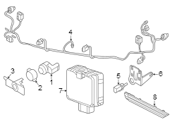 Parking Aid System Wiring Harness