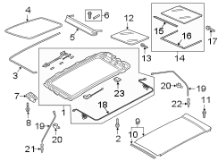 Sunroof Glass (Front, Rear)