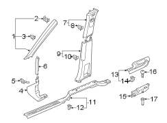 Door Sill Plate (Rear)