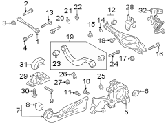 Arm. Control. (Rear, Lower). Arm connected between.