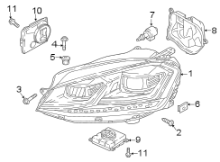 FRONT LAMPS. HEADLAMPS. (1/1)