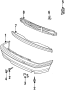REAR BUMPER. BUMPER & COMPONENTS. (1/1)