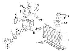 RADIATOR & COMPONENTS. (1/1)
