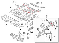 Frame Side Member Assembly (Rear)