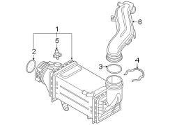 Charge Air Cooler Gasket. Fuel Injection Throttle Body Mounting Gasket. InterCooler Gasket. Fuel...