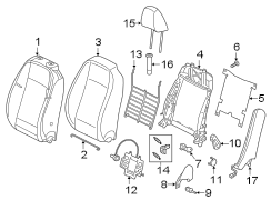 Seat Back Recliner Adjustment Handle