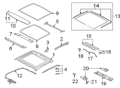 Sunroof Frame Bracket