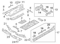 Seat Track Reinforcement (Rear)