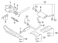 Exhaust Muffler (Front, Rear)