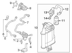 Secondary Air Injection Pump Hose