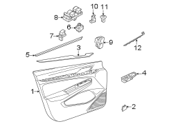 Door Trim Molding (Front)