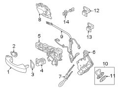 Door Latch Cable