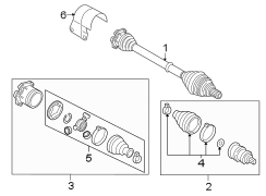 FRONT SUSPENSION. DRIVE AXLES. (1/1)