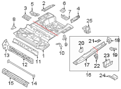 Floor Side Rail (Rear)