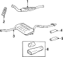 Catalytic Converter Gasket. Exhaust Pipe to Manifold Gasket. Sealing ring. Exc.EGR Valve. Exhaust.