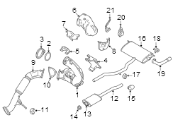 Exhaust Intermediate Pipe (Front)