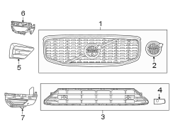 Fog Light Trim Bracket