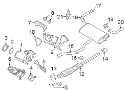 Exhaust Muffler (Front)