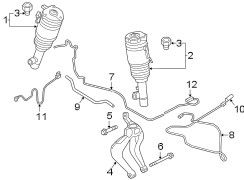 Air Suspension Compressor Line (Front)