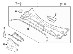 Engine Air Intake Hose Debris Screen