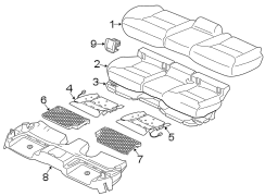 Seat Belt Anchor Plate Cover