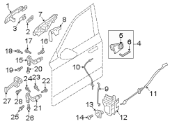 Door Latch Cable