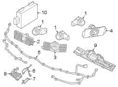 Parking Aid Sensor Housing (Upper)