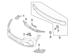 Bumper Impact Bar Bracket (Front)