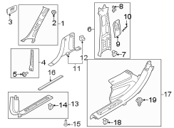 Door Trim Sill Plate Insert (Front)